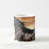Mug Magique Beau Cheval Noir (Centre)