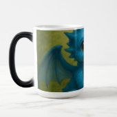 Mug Magique Beau Chiot Bébé Bleu avec Ours Teddy (Gauche)