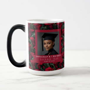 Mug Magique Beau motif de callas pour petite-fille diplômée