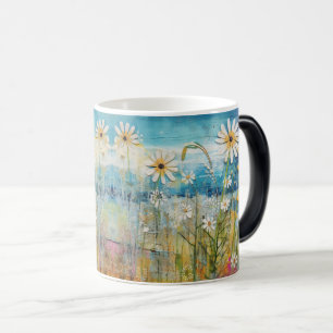 Mug Magique Beauté florale : Aquarelle Laver Art Abstrait