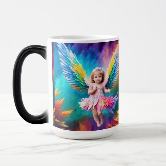 Mug Magique Bébé Bébé Ange ailes Art-38424 (Gauche)