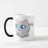 Mug Magique Bébé bleu teint rond Kitten (Gauche)