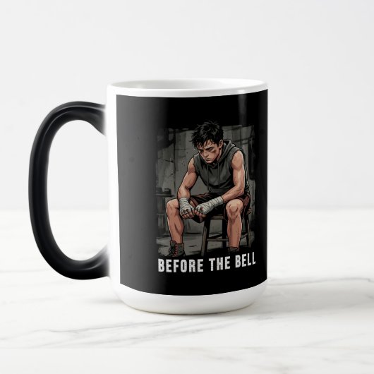 Mug Magique Before The Bell Motivational Boxing Gym Art (Gauche)