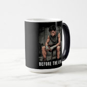 Mug Magique Before The Bell Motivational Boxing Gym Art (Devant droit)