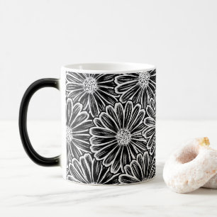 Mug Magique Belle Fleur de Marguerite, Illustration en Demi-Te