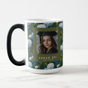 Mug Magique Belle Hydrangea Impression Diplômé