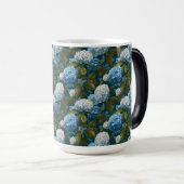 Mug Magique Belle Hydrangea Impression Diplômé (Devant droit)