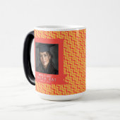 Mug Magique Belle impression Chevron Graduate (Devant gauche)