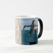 Mug Magique Best dad ever cute photo (Devant droit)