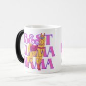 Mug Magique Best Llama Mama ever (Devant gauche)