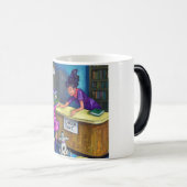 Mug Magique Bibliothèque Récupérer l'oeuvre (Devant droit)
