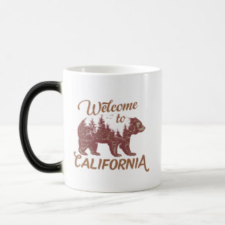 Mug Magique Bienvenue à California Bear Forest