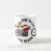 Mug Magique Biker motard ride to live (Centre)