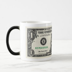 Mug Magique Billet d'un dollar de la fée des dents