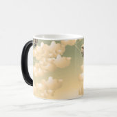 Mug Magique Biplan sépia (Devant gauche)