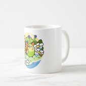Mug Magique Bird Matcha - Portrait (Devant droit)