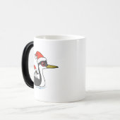 Mug Magique Birdorable Western Grebe Père Noël (Devant gauche)