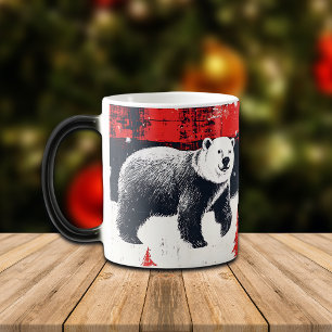 Mug Magique Bison rouge Plaids Ours polaire