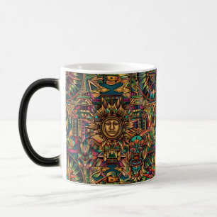 Mug Magique Bleu captivant "Emblème Historique Vibrant" Morph