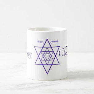 Mug Magique Bleu et blanc : une bonne bouge de Chanukah