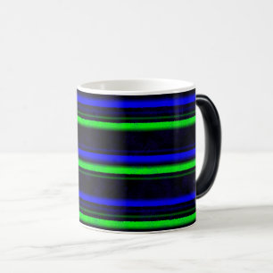 Mug Magique Bleu Noir Grandes Vertes