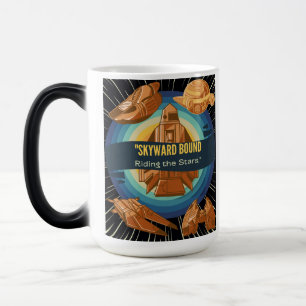Mug Magique blindage de fusée et espace