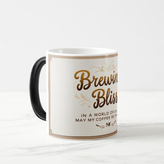 Mug Magique Bliss à brasser (Devant gauche)