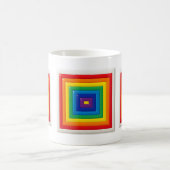 Mug Magique Bloc de couleur géométrique gras (Centre)