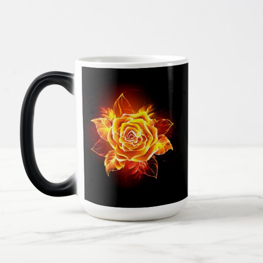 Mug Magique Blooming Fire Rose (Gauche)