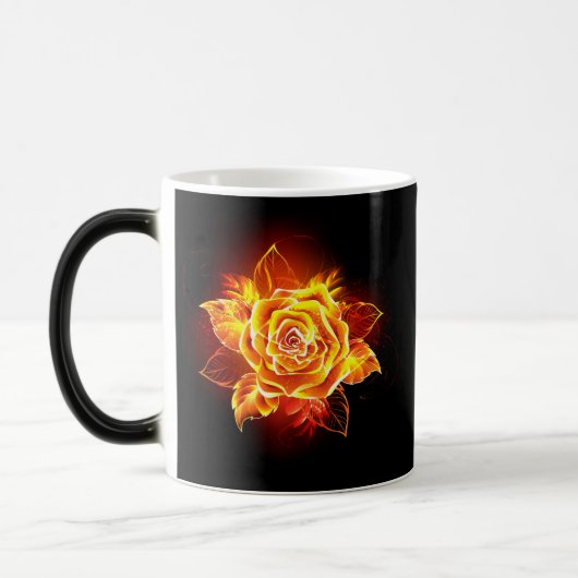 Mug Magique Blooming Fire Rose (Gauche)