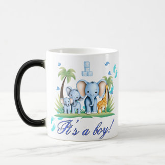 Mug Magique "Blue Baby Safari - It’s a Boy!" Chaleur magique -