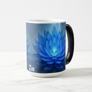 Mug Magique Blue Lotus Flower Spirituel Zen Art