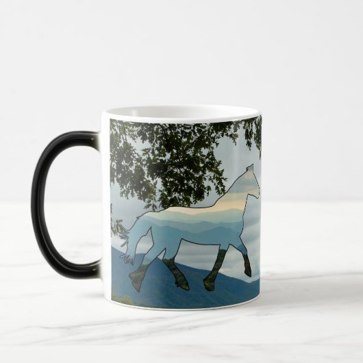 Mug Magique Blue Ridge Horse Cades Cove (Gauche)