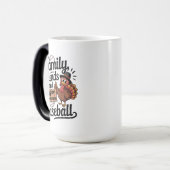 Mug Magique Bon thanksgiving Feuilles d'automne (Devant gauche)