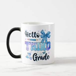 Mug Magique Bonjour Troisième année Premier jour d'école Coque