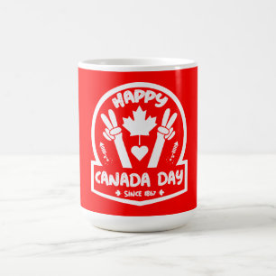 Mug Magique Bonne fête du Canada 1er juillet