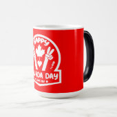 Mug Magique Bonne fête du Canada 1er juillet (Devant droit)