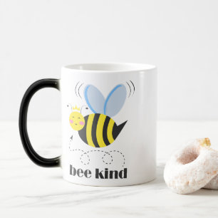 Mug Magique Bonne princesse d'abeille avec couronne et slogan 