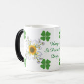 Mug Magique Bonne Saint Patrick ! Clover avec Calla (Devant gauche)