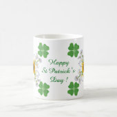 Mug Magique Bonne Saint Patrick ! Clover avec Calla (Centre)