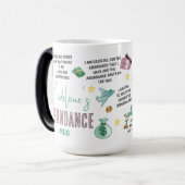 Mug Magique Boss Babe Abondance Argent Mindset Affirmations (Devant gauche)