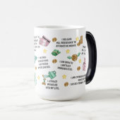 Mug Magique Boss Babe Abondance Argent Mindset Affirmations (Devant droit)