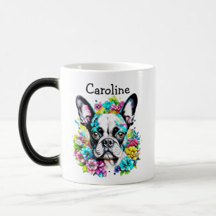 Mug Magique Boston Terrier Maman personnalisée