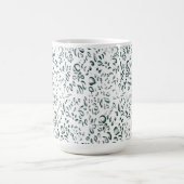 Mug Magique Bouchons de café personnalisés | Designs floraux e (Centre)