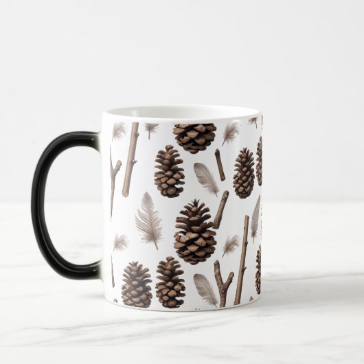 Mug Magique Boue de Morphage couleur Pinecone rustique - Agrit (Gauche)