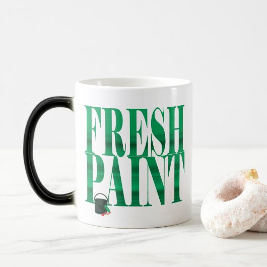 Mug Magique Boue de peinture fraîche (Avec donut)