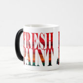 Mug Magique Boue de peinture fraîche (Devant gauche)