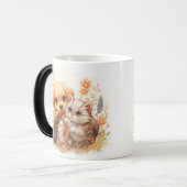 Mug Magique "Boug de pattes et de Whiskers : Conception Amoure (Devant gauche)