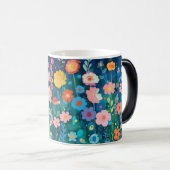 Mug Magique Bouge botanique colorée (Devant droit)
