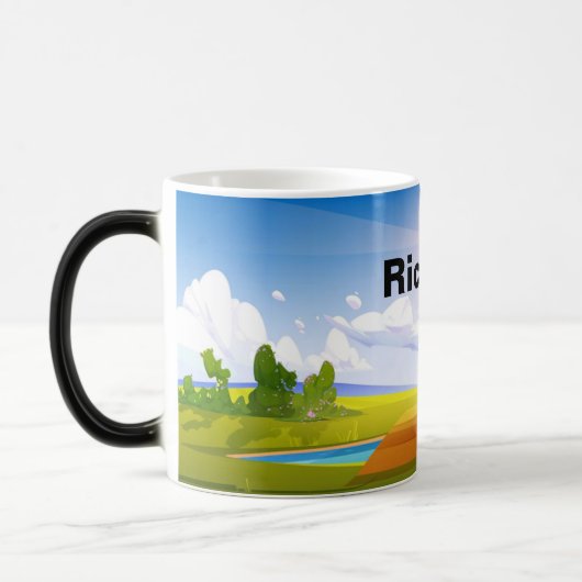 Mug Magique Bouge de café de Golfer (Gauche)